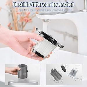 3 in 1 Portable Car Vacuum Cleaner