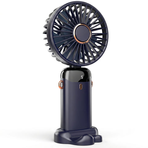 Portable Hand Fan With Digital Screen ( Free Delivery + Cash On Delivery )